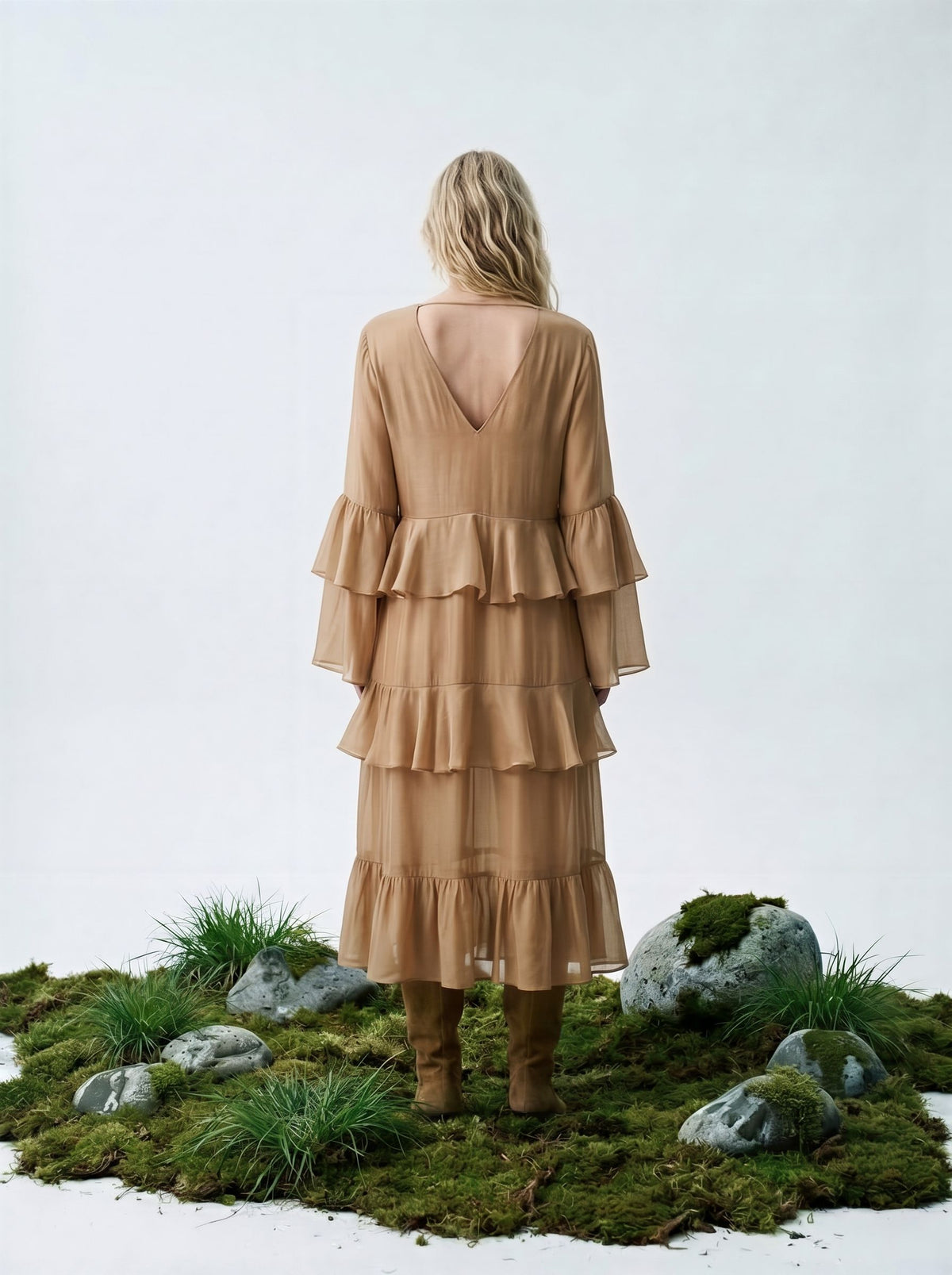 Kleid aus veganer Bambusseide - hautfreundlich