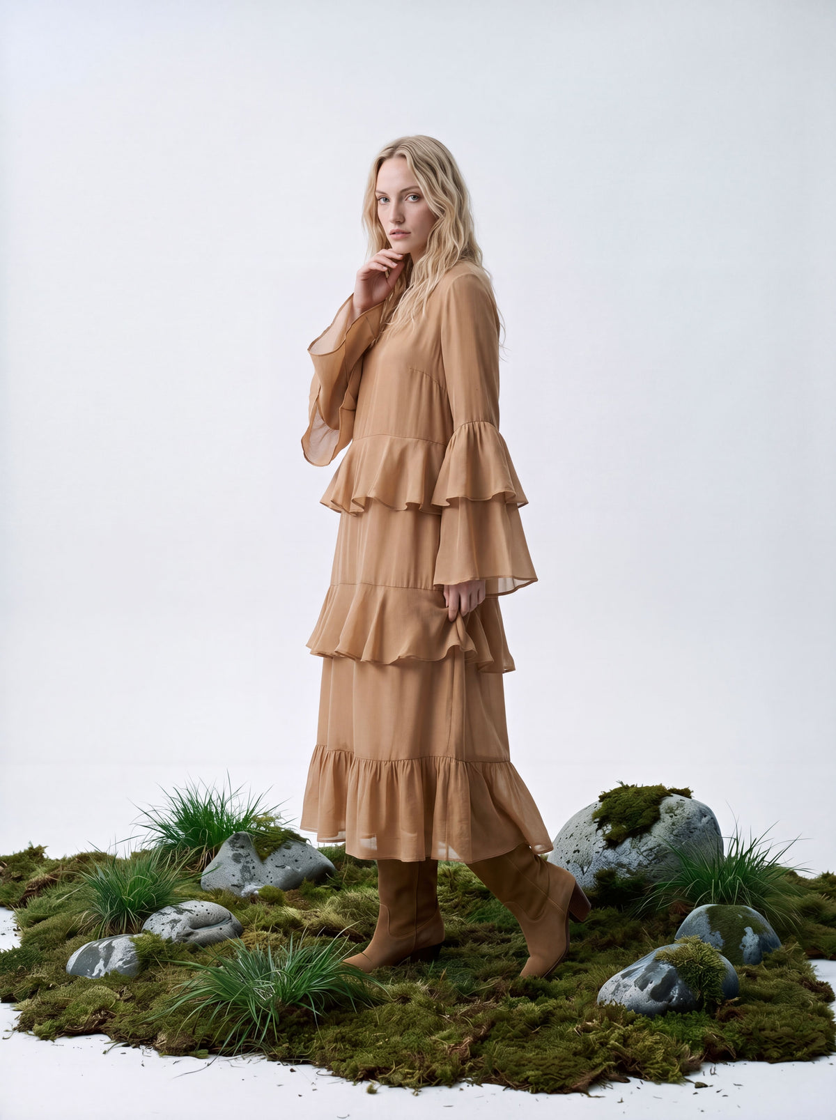 Kleid aus veganer Bambusseide - hautfreundlich
