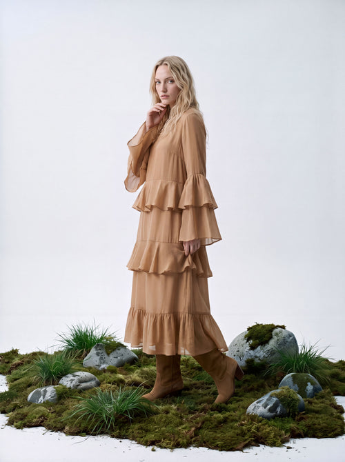 Kleid aus veganer Bambusseide - hautfreundlich