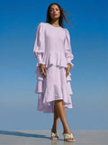 Kleid mit UV-Schutz 50+ aus Öko-Tex® Leinenstoff
